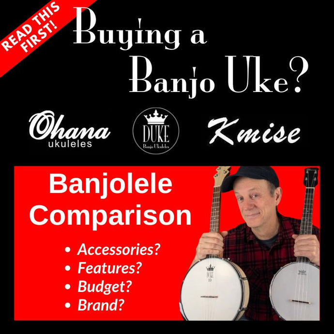 An Objective Comparison of 3 Banjolele Brands