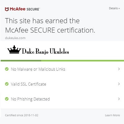 Safe Shopping With Us - Now McAfee Certified