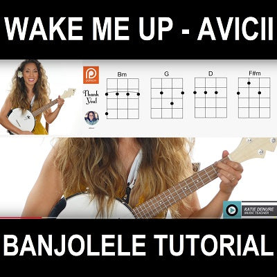 Banjolele Tutorial - Wake Me Up