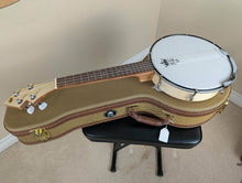 Load image into Gallery viewer, "Not Quite Perfect" DUKE10-V3 Banjolele | Blemished Tweed Case [206045-38]