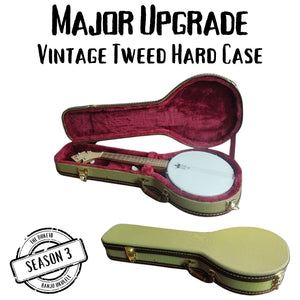 vintage tweed hard case