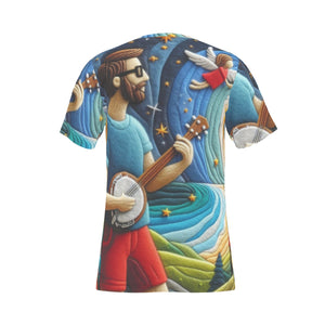 Banjolele Man T-Shirt | All-Over Print | Free Shipping